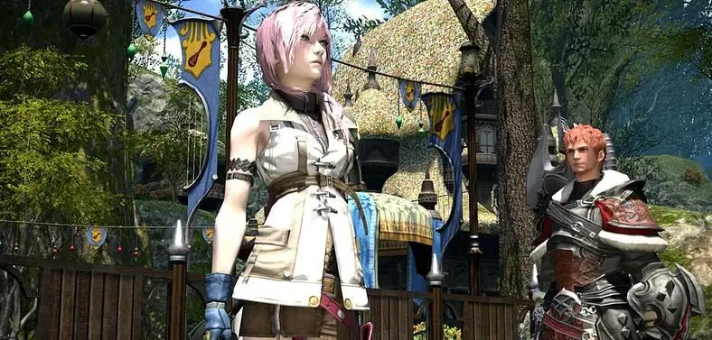 Lightning appears in Final Fantasy XIV: A Realm Reborn for cross-title collaboration