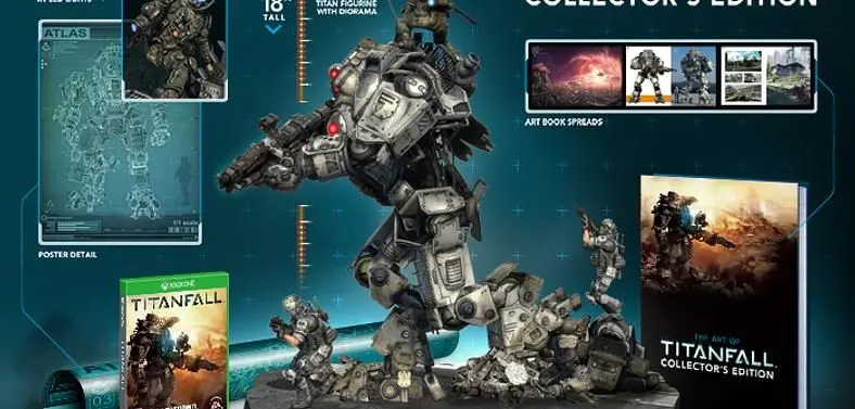 18 inch Titan statue detailed for Collector's Edition of Titanfall