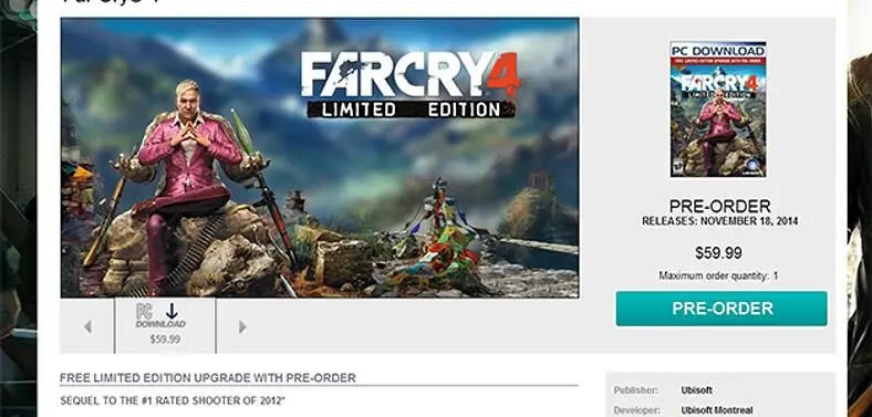 Ubisoft leaks minor story details about Far Cry 4