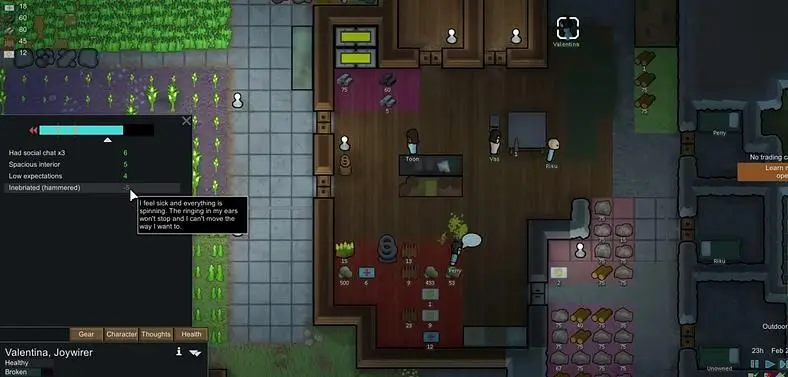 Latest RimWorld Alpha 9 update ends prohibition, can now brew beer