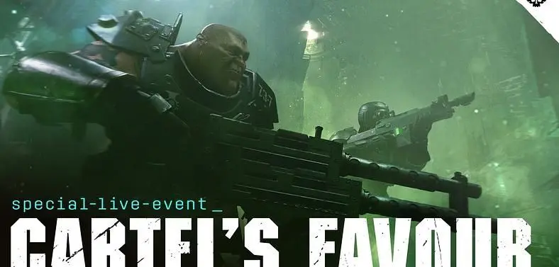 Warhammer 40,000: Darktide's Cartel's Favours 2026 Event Now Live, Rewards Insignia Frame and More