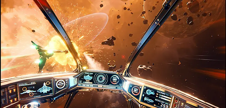 Interstellar dogfighting sim Everspace passes Kickstarter target