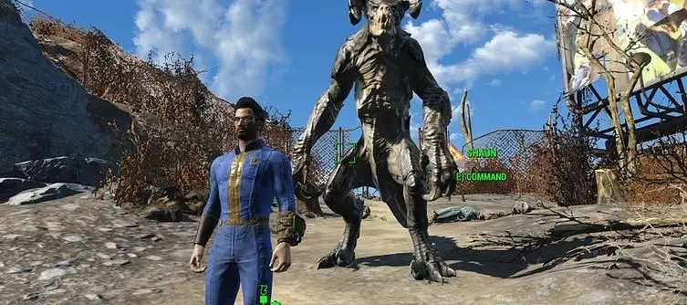 New mod for Fallout 4 allows creature followers, including Death Claw