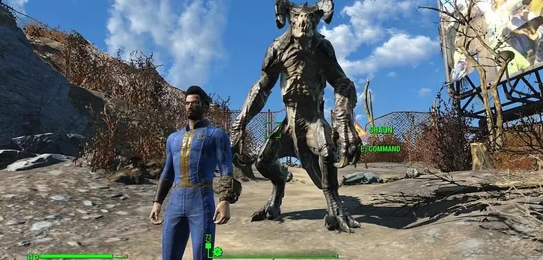 New mod for Fallout 4 allows creature followers, including Death Claw