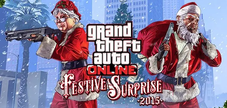 Rockstar announces Christmas-themed DLC for Grand Theft Auto 5