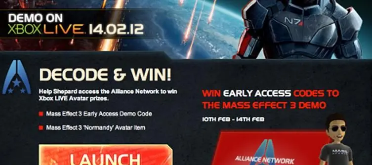 Early access to Mass Effect 3 demo on 360 available now via Facebook app [Updated]