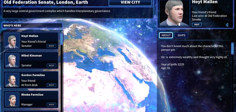 Sol Trader is a life in space sim
