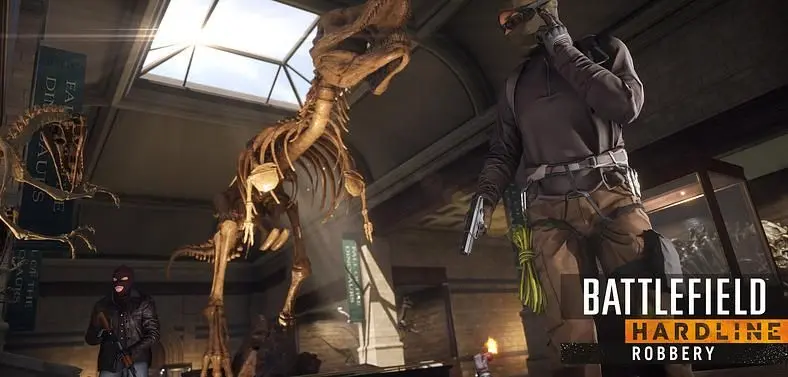 Heist-focused expansion Robbery is the second DLC pack for Battlefield: Hardline