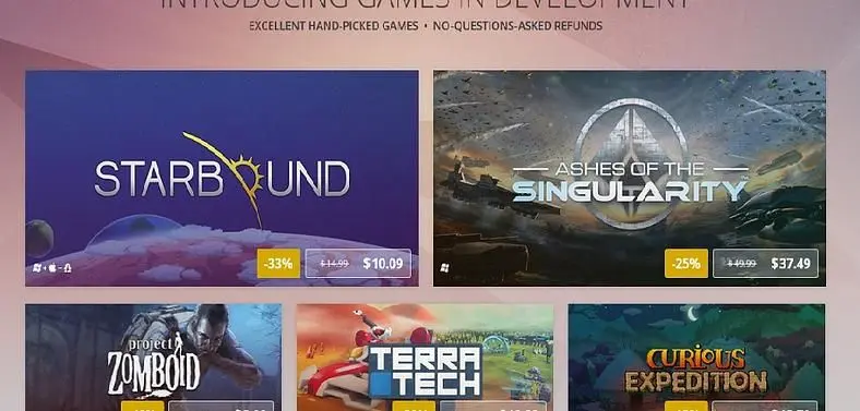 GOG is starting their own curated version of Steam's Early Access program