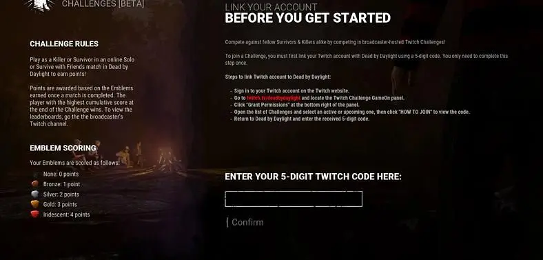 Dead by Daylight Twitch Challenge - How do the Twitch Challenges Work?