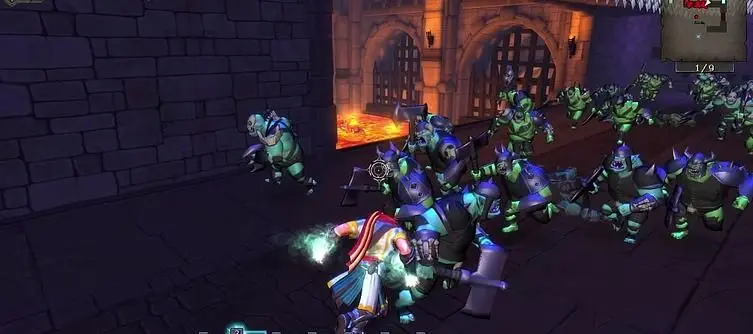 Killing orcs with an eco-friendly wind belt in Orcs Must Die!