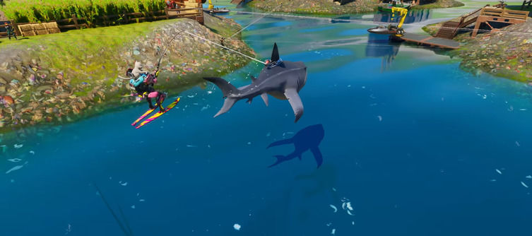 Fortnite Sharks - How to Ride and Loot a Shark in Season 3?