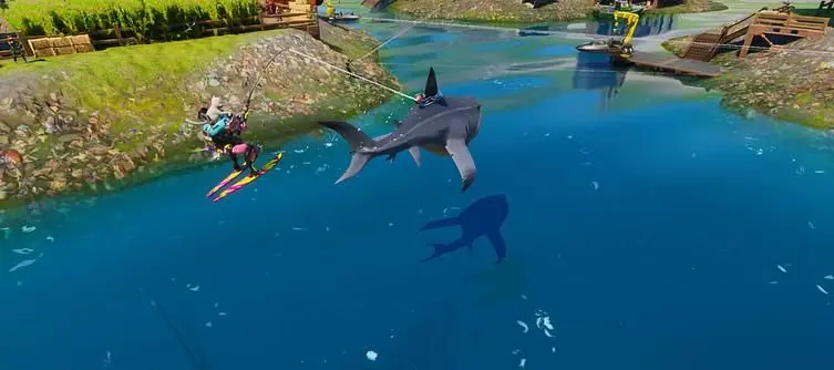 Fortnite Sharks - How to Ride and Loot a Shark in Season 3?
