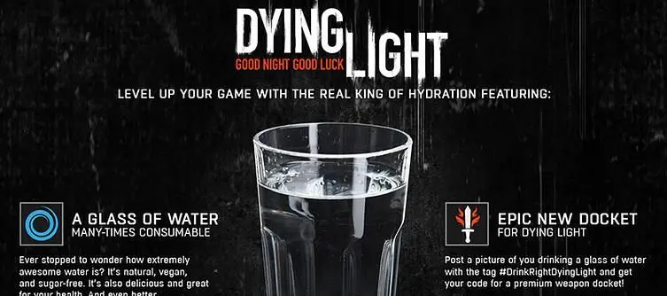 Techland "jumping on the latest trend" with new drink-based DLC promotion for Dying Light
