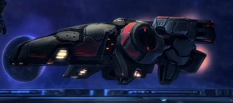 Liberator air unit zooms into the Starcraft 2: Legacy of the Void beta