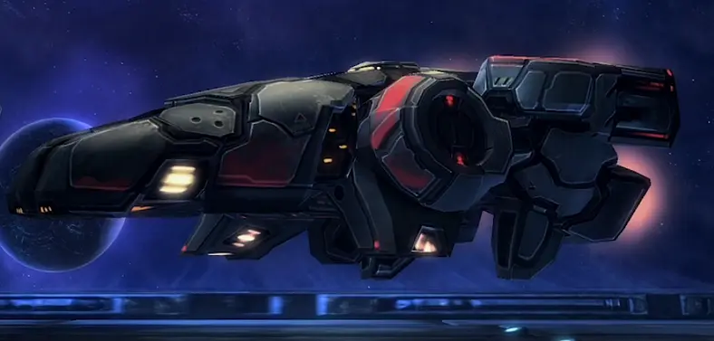 Liberator air unit zooms into the Starcraft 2: Legacy of the Void beta
