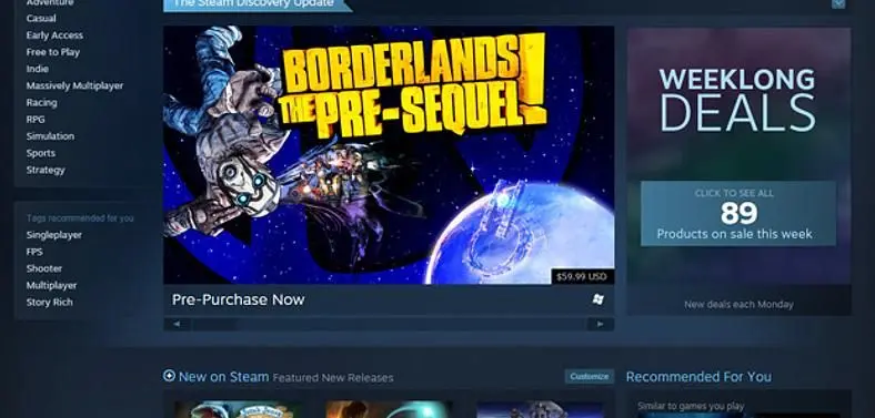 Valve sees no long-term benefit in allowing ads on Steam