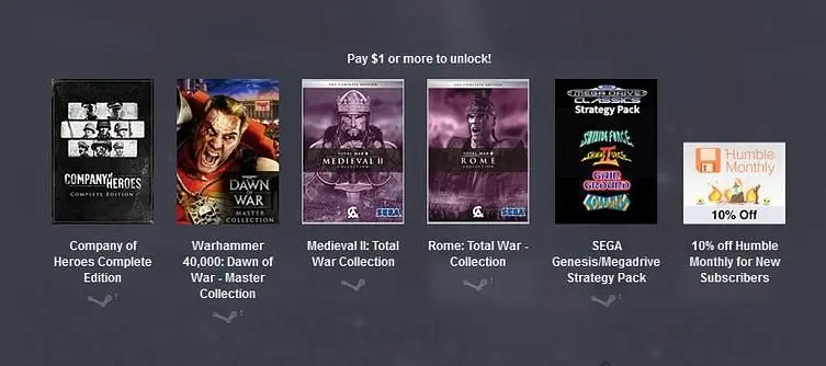 Sega Strategy Humble Bundle includes Company of Heroes, Total War, Dawn of War, Valkyria Chronicles and Genesis games