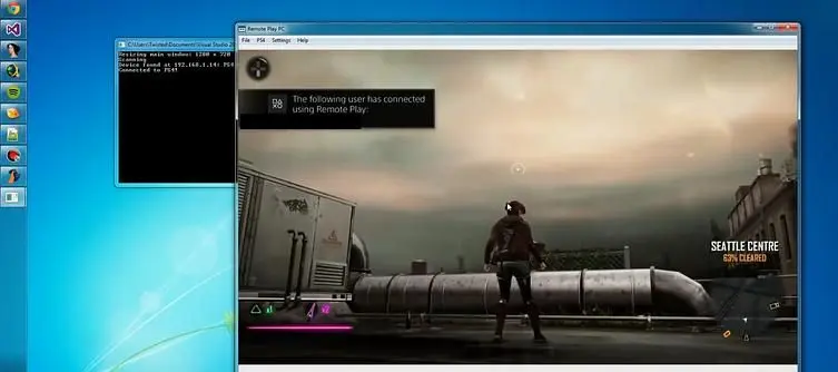 PlayStation 4 remote play adapted for PC