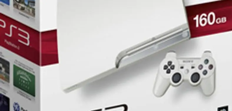 White PS3 slim for Japan, big HDDs