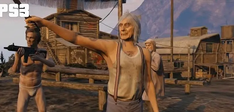 Screens compare original GTAV to HD upgraded version