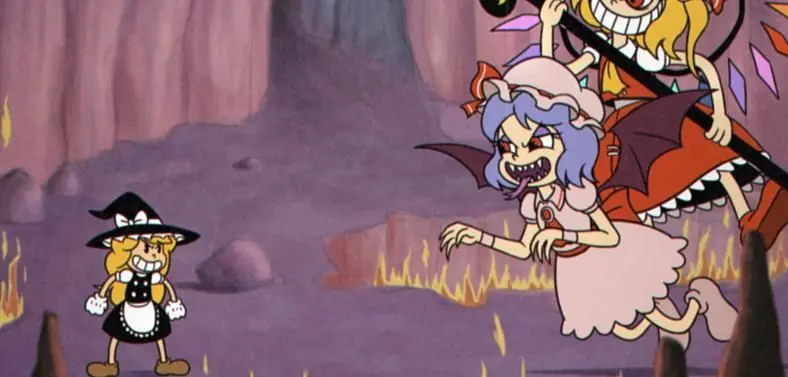 Possible Or Not This Cuphead X Touhou Crossover Makes A Case For Eventual Mod Support