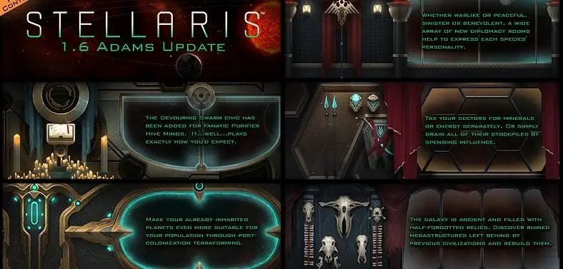 Celebrate A Year Of Stellaris With The 1.6 Adams Update And Some Special Player Portraits