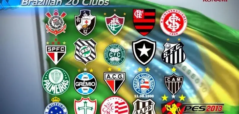 Brazilian soccer league added to PES 2013 roster