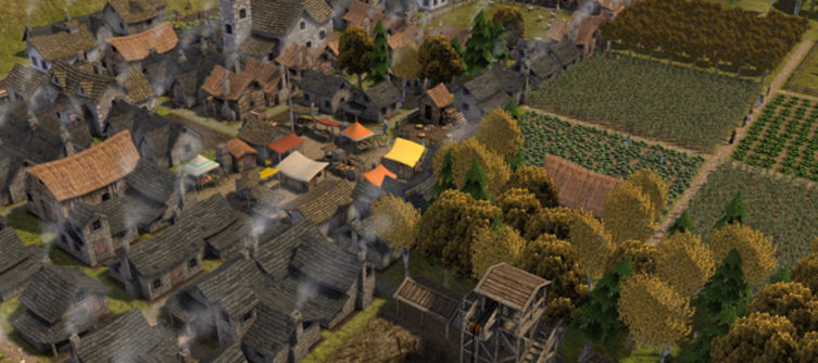 Medieval sandbox city-builder Banished inspired by Anno, Settlers and SimCity