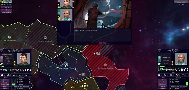 Star Dynasties Is A Sci-fi Strategy Game in Which You Manage Both Empire And Human Drama
