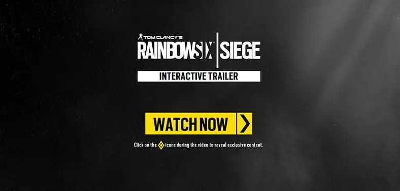 Ubisoft post Tom Clancy's Rainbow Six: Siege 'interactive trailer' for Terrohunt mode