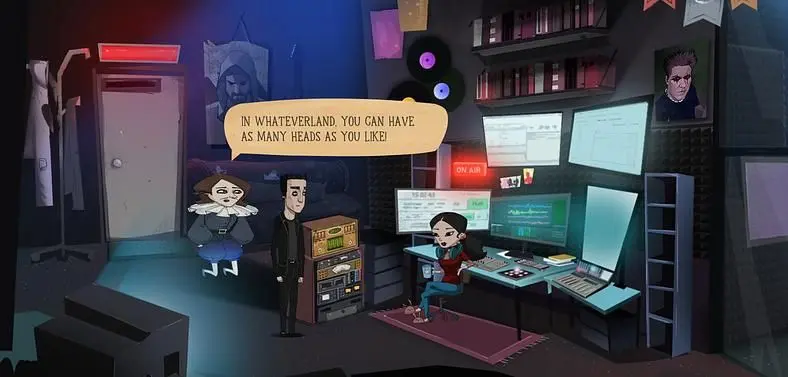 Escape A Bizarre World in Non-Linear Point and Click Adventure Game Whateverland