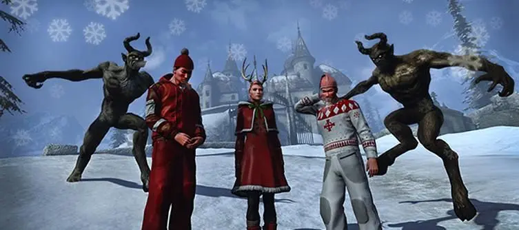 Issue 13 of The Secret World includes gift giving, Krampus, and sweet motorcycle rides