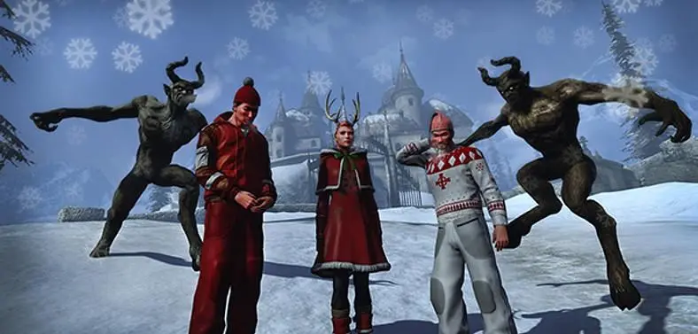 Issue 13 of The Secret World includes gift giving, Krampus, and sweet motorcycle rides