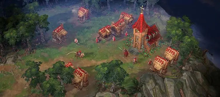 Pagan Warriors battle the armies of Heaven in Thunderoak’s Fantasy RTS Godsworn