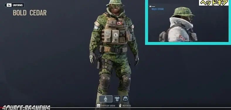 Rainbow Six Siege Leaked Headgear And Uniforms For Tachanka, IQ, Buck, Capitao, Echo, Pulse 