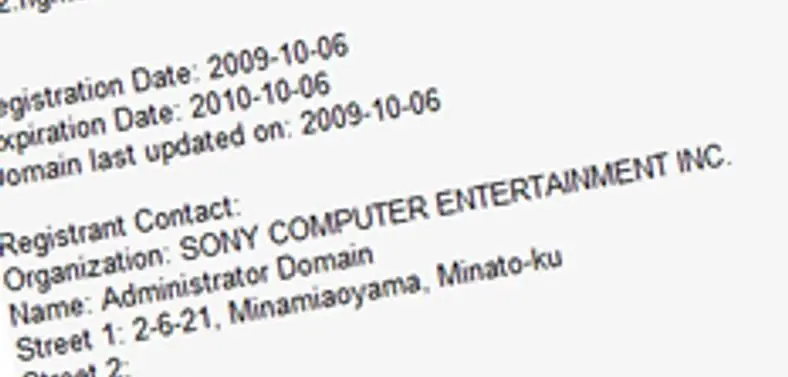 Sony found to have registered PlayStationArc.com domain in 2009