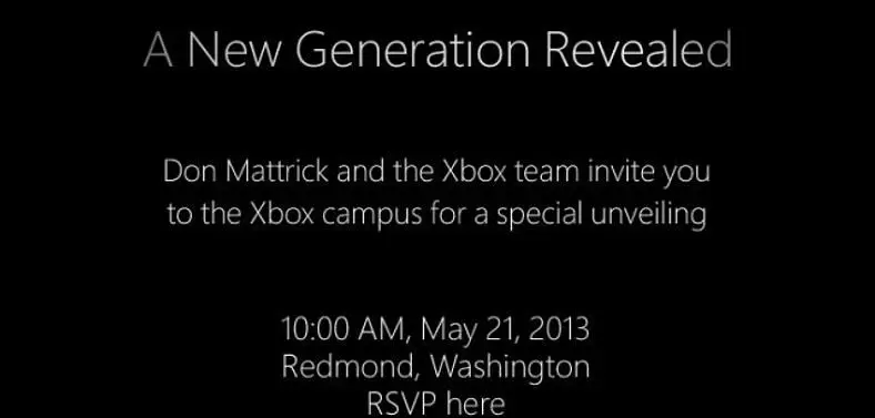 Next-gen Xbox formally being unveiled on 21st May in Redmond, WA