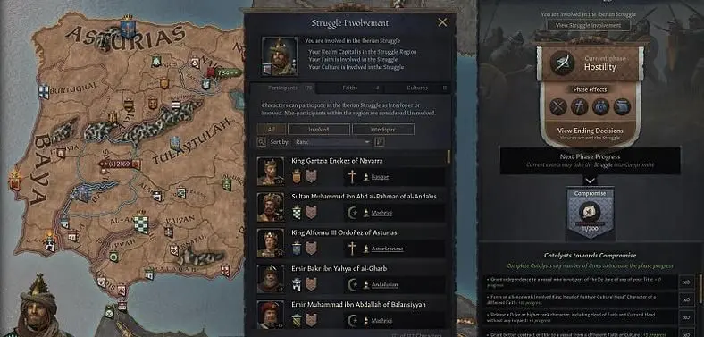 Crusader Kings 3: Fate of Iberia Flavor Pack Launches in Late May, Adds Struggle System, Chessboard Duels