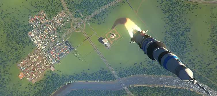 Cities: Skylines ties in to Surviving Mars with free SpaceX homage