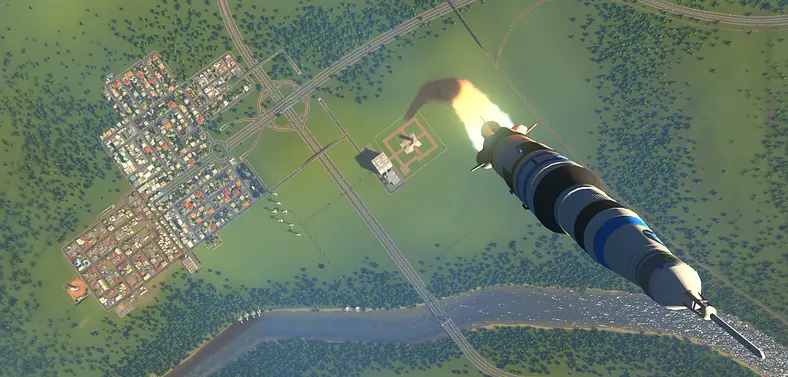 Cities: Skylines ties in to Surviving Mars with free SpaceX homage