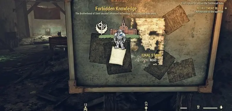 Fallout 76 Technical Data Farm