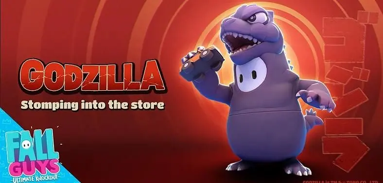 Fall Guys Turns Godzilla Into A Jelly Bean Next Week
