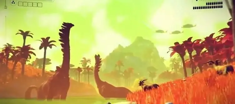 No Man's Sky trailer adds dinosaurs, as if sexy space combat wasn't enough