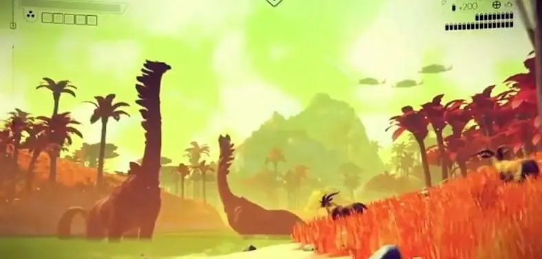 No Man's Sky trailer adds dinosaurs, as if sexy space combat wasn't enough