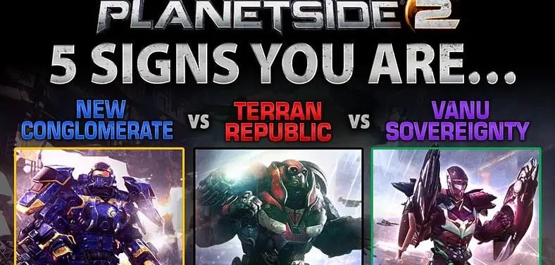 New PlanetSide 2 infographic predicts which faction you are