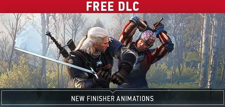 This week's free Witcher 3 DLC adds a new roster of finishing moves