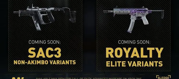 Call of Duty: Advanced Warfare to get more variant guns, including elite Royalty Weapons