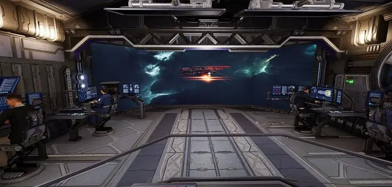 Starship Command: Orion Spur targeting deep "capital ship warfare" simulation built alongside players