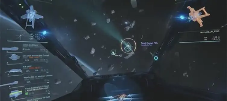 Star Citizen's dogfighting module at PAX East, Chris Roberts pilots Hornet